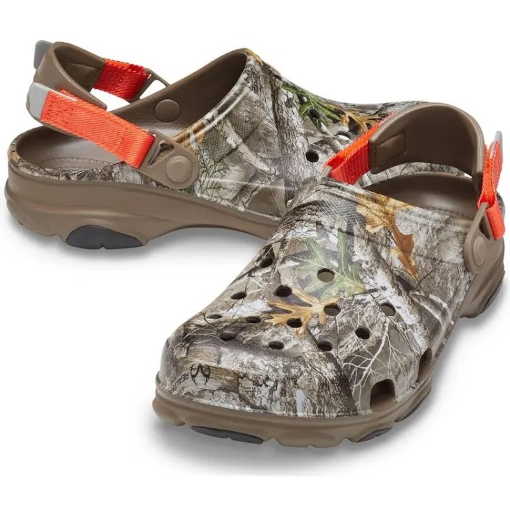 Men’s all terrain real tree camo crocs brand new size 11 never worn
